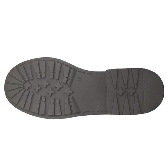 1 LEFT! Classic Matte Punk Rock Combat Booties - Picture 6 of 6